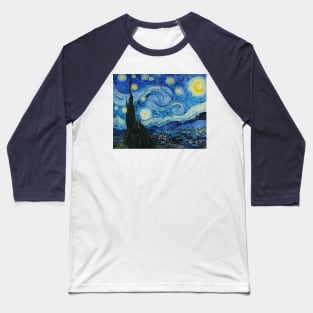 The Starry Night, Vincent Van Gogh, 1889 Baseball T-Shirt